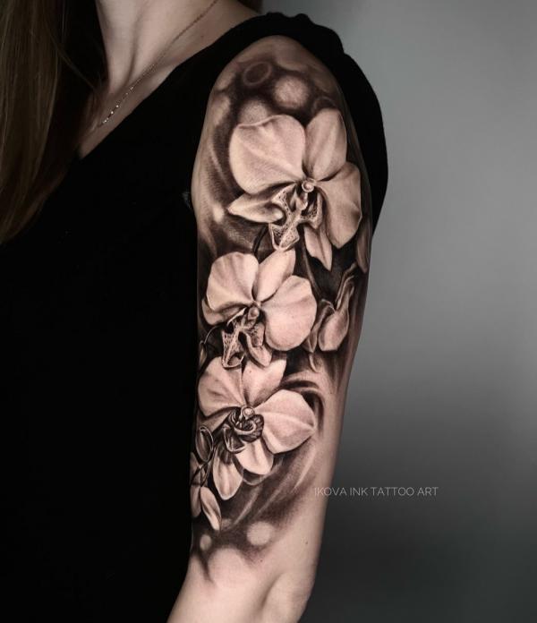 Orchid Tattoos: Symbolism, Styles and Design Ideas