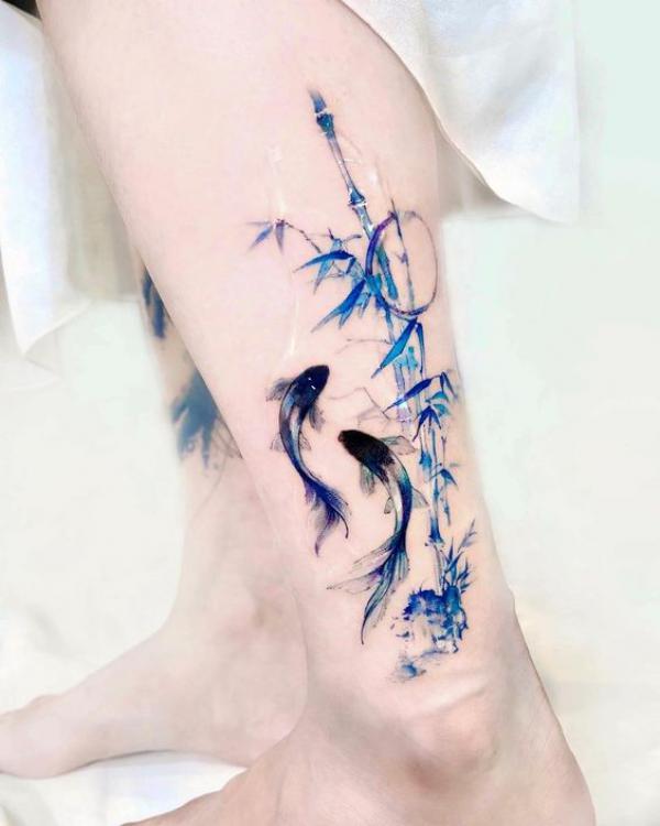 20 Feminine Small Koi Fish Tattoos You will Adore
