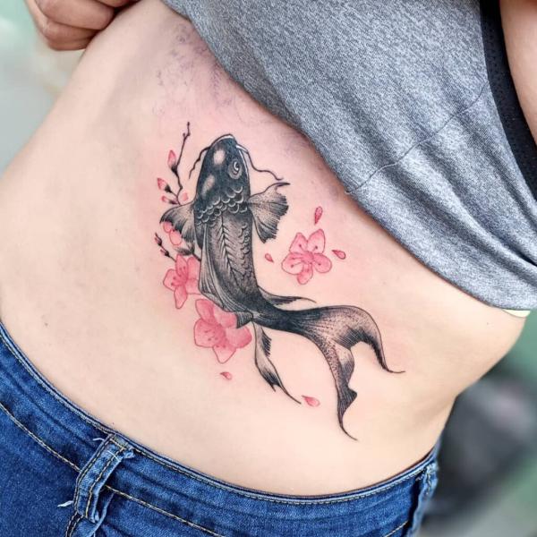 20 Feminine Small Koi Fish Tattoos You will Adore