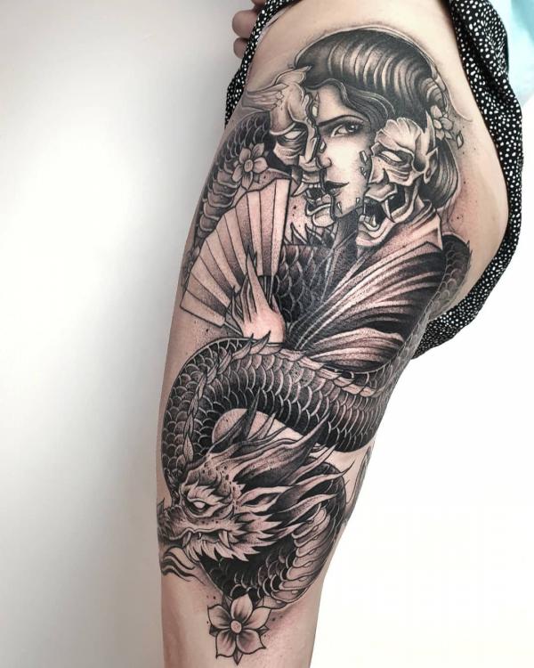 Japanese Dragon Tattoos: An Inked Journey Through History, Myth, and Symbolism