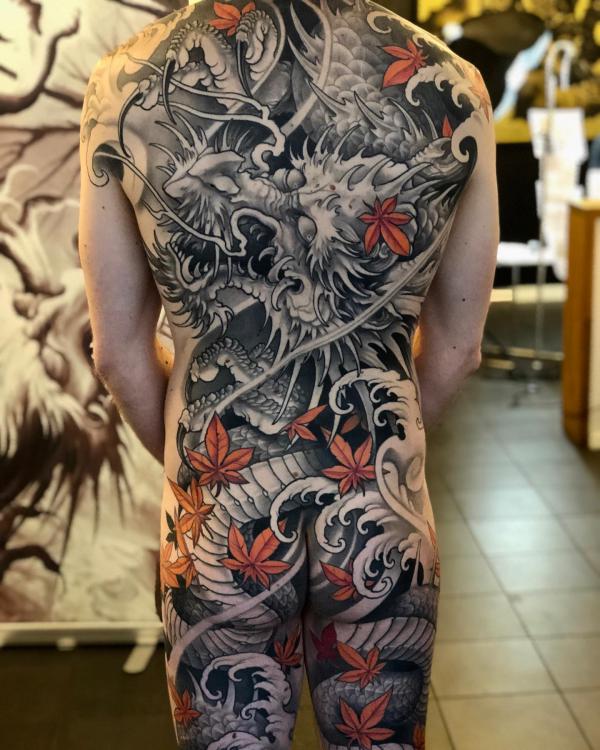 Japanese Dragon Tattoos: An Inked Journey Through History, Myth, and Symbolism