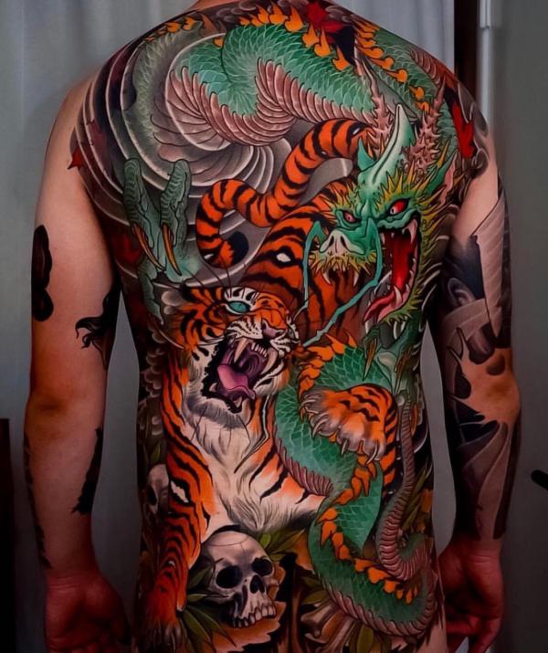 Japanese Dragon Tattoos: An Inked Journey Through History, Myth, and Symbolism