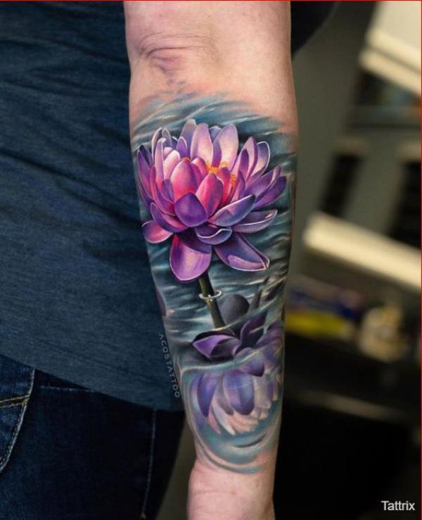 40 Unique Water Lily Tattoos: Designs and their Meanings