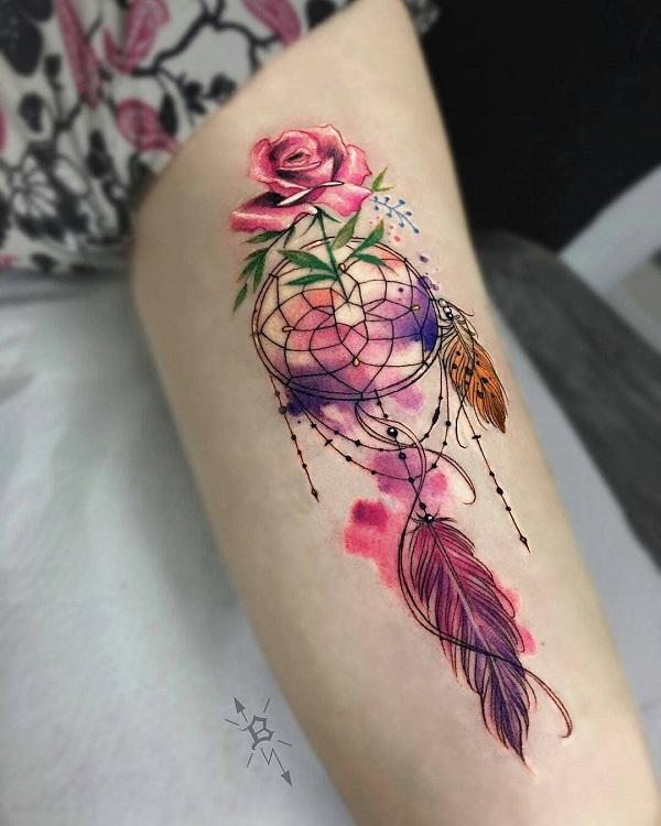 90 Dreamcatcher Tattoo Designs for Women