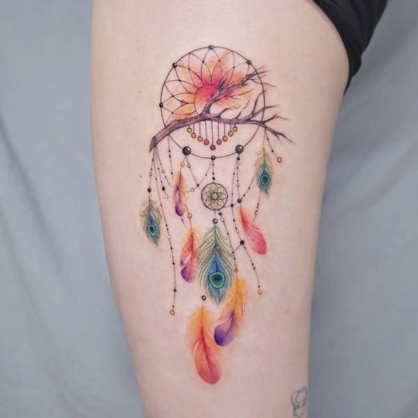 90 Dreamcatcher Tattoo Designs for Women