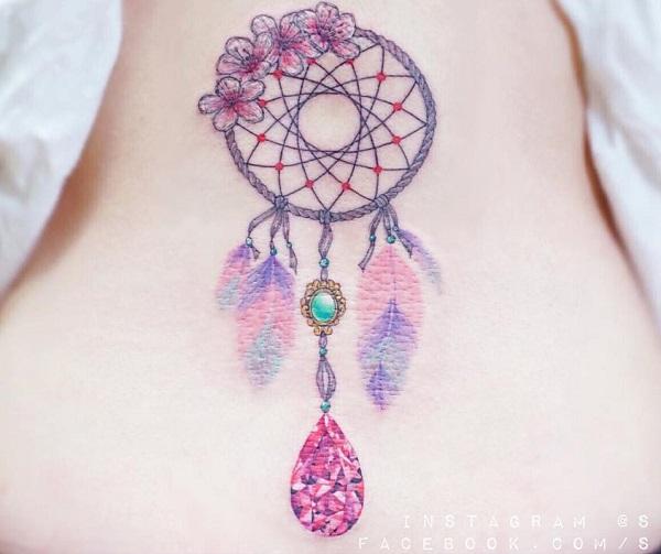 90 Dreamcatcher Tattoo Designs for Women