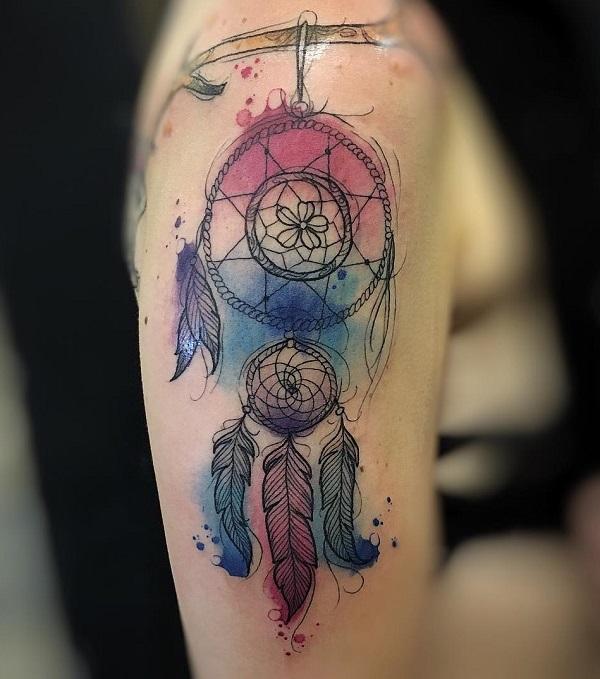 90 Dreamcatcher Tattoo Designs for Women