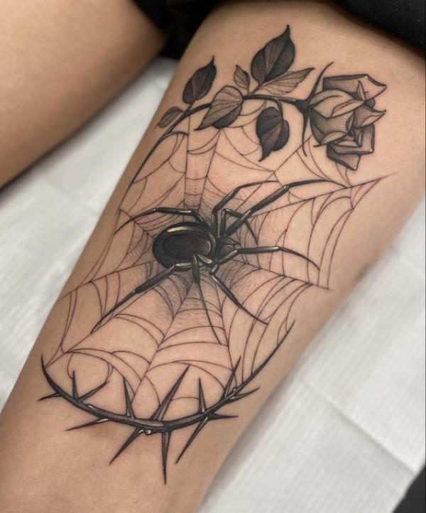 Spider Web Tattoos: Unraveling the Intricate Symbolism