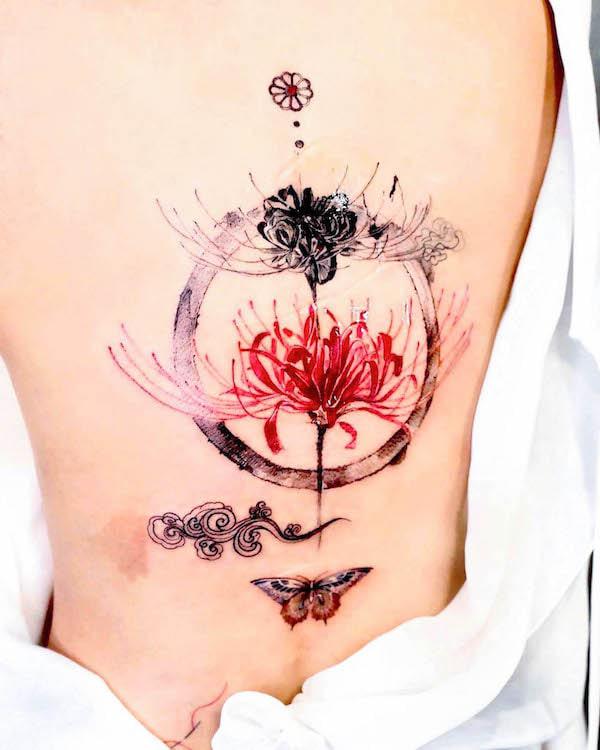 Unveiling the Beauty and Symbolism of Spider Lily Tattoos