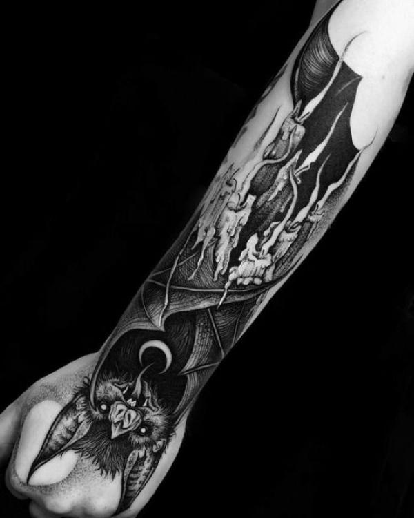 Bat Tattoos: Meanings, Styles and Design Ideas