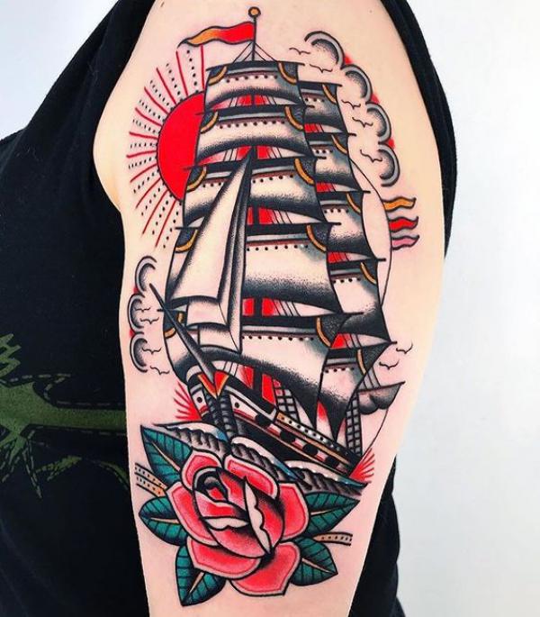 Traditional Rose Tattoos: A Timeless Symbol Inked in Skin