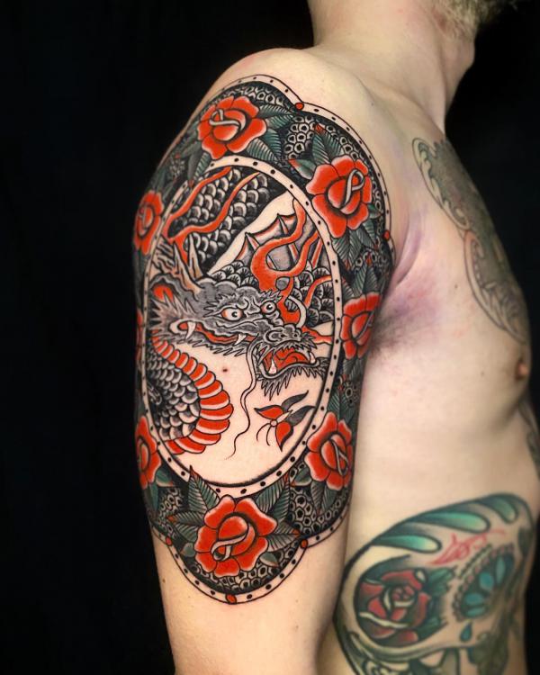 Traditional Rose Tattoos: A Timeless Symbol Inked in Skin