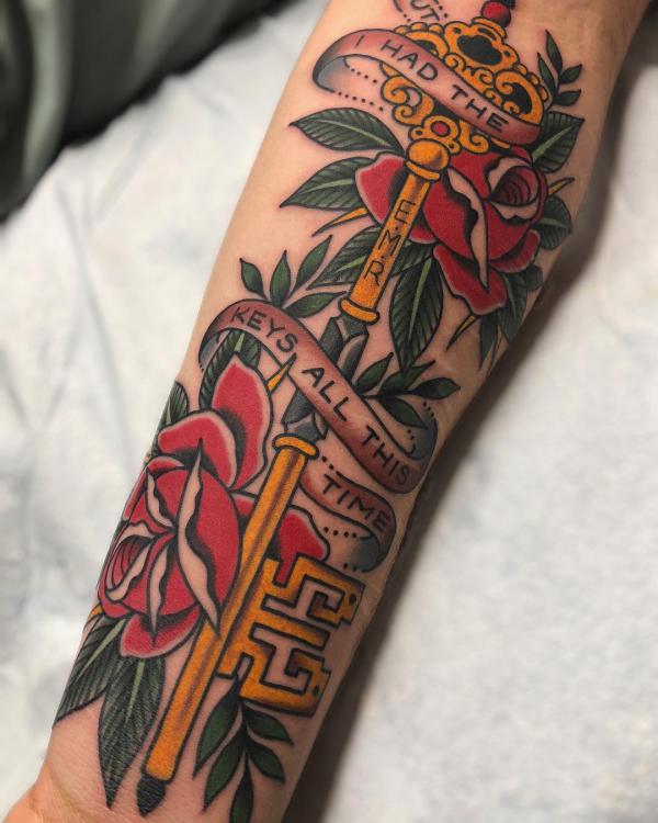 Traditional Rose Tattoos: A Timeless Symbol Inked in Skin