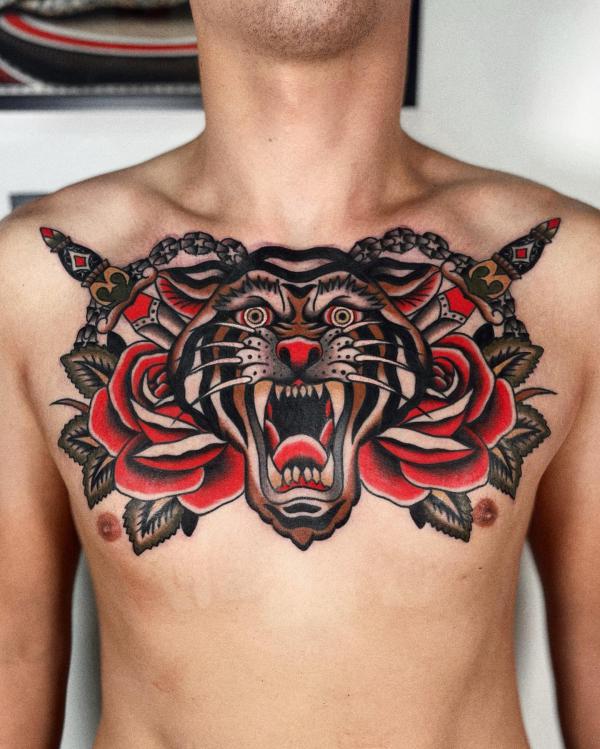 Traditional Rose Tattoos: A Timeless Symbol Inked in Skin