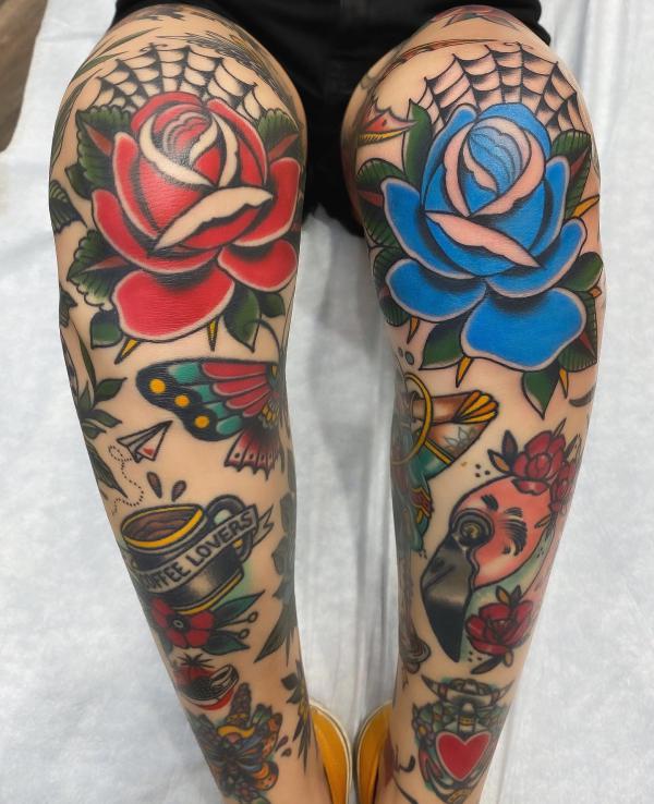 Traditional Rose Tattoos: A Timeless Symbol Inked in Skin