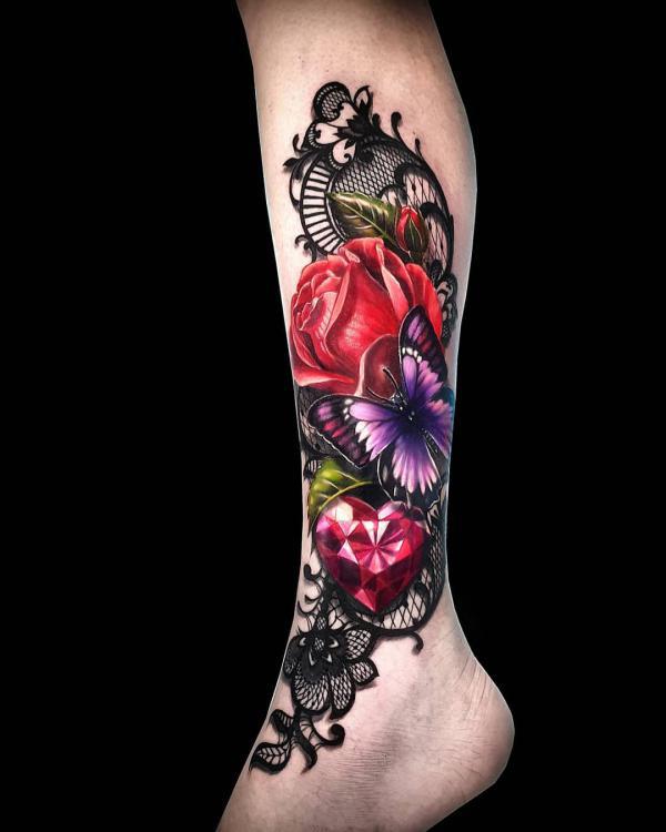 60 Inspiring Diamond Tattoo Designs and Their Meanings