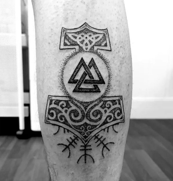 Valknut Tattoos: A Symbol of Viking Strength and Spirit