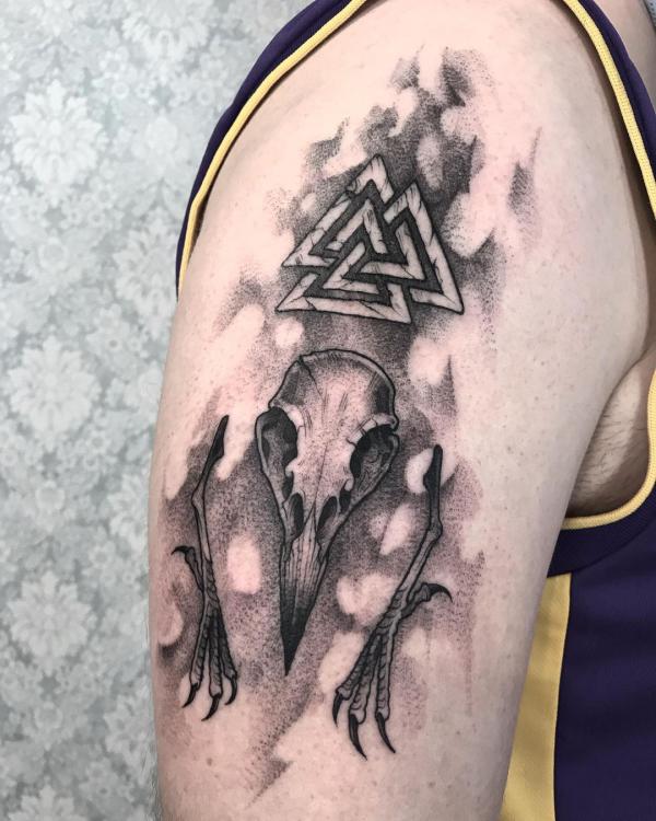Valknut Tattoos: A Symbol of Viking Strength and Spirit