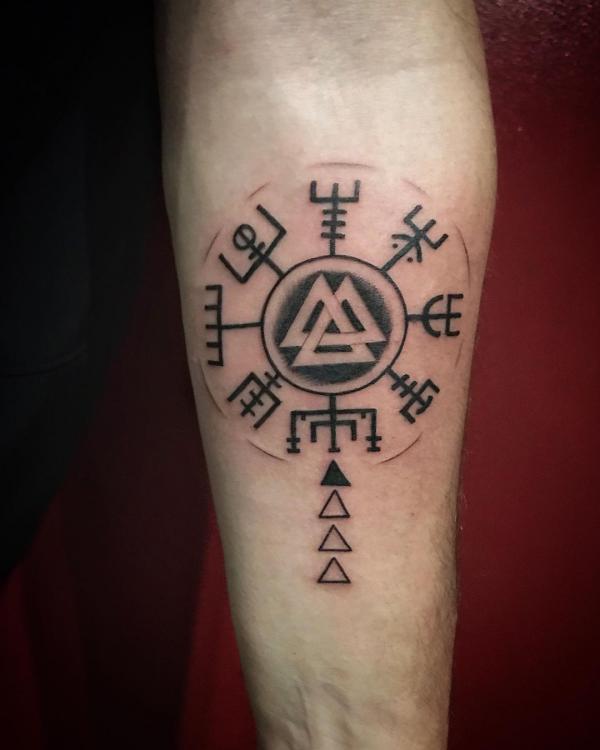 Valknut Tattoos: A Symbol of Viking Strength and Spirit
