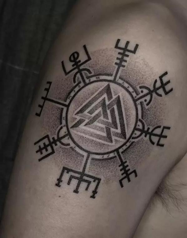 Valknut Tattoos: A Symbol of Viking Strength and Spirit