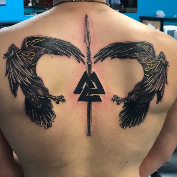 Valknut Tattoos: A Symbol of Viking Strength and Spirit
