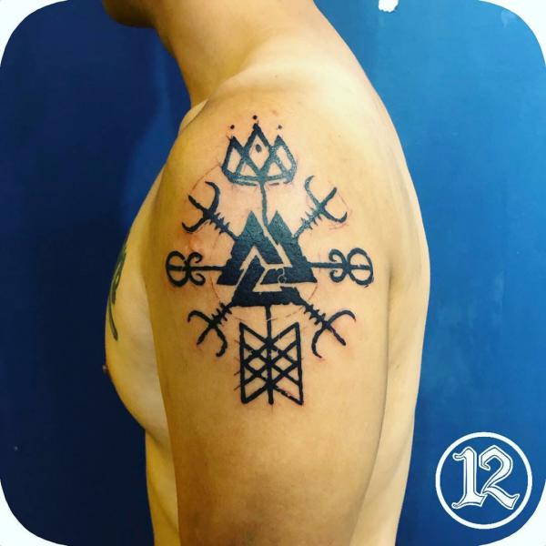 Valknut Tattoos: A Symbol of Viking Strength and Spirit