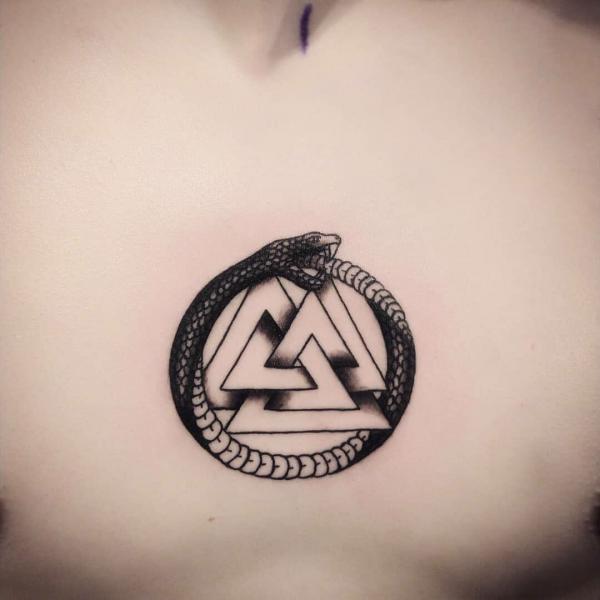Valknut Tattoos: A Symbol of Viking Strength and Spirit