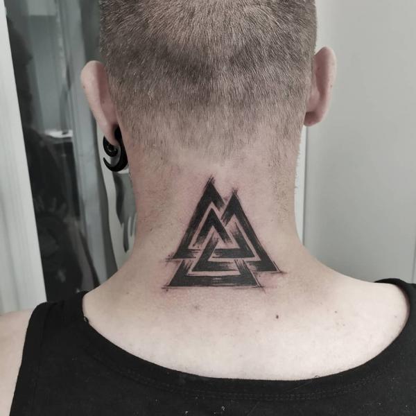 Valknut Tattoos: A Symbol of Viking Strength and Spirit