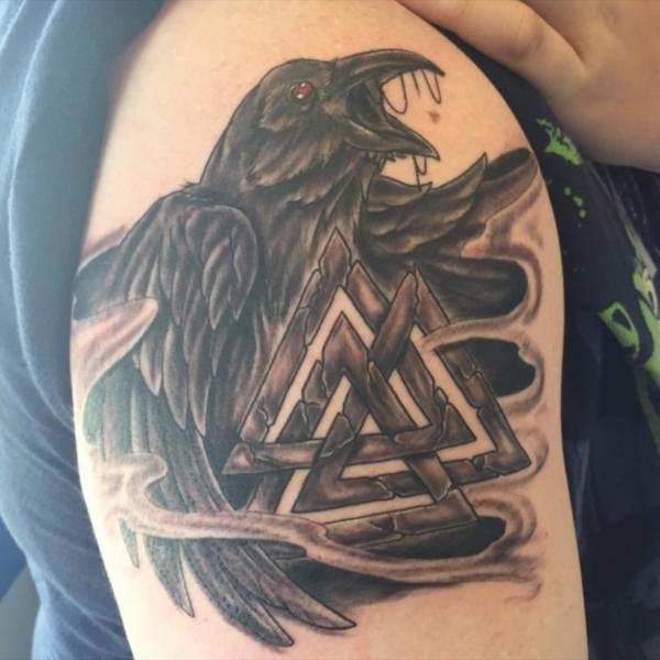 Valknut Tattoos: A Symbol of Viking Strength and Spirit