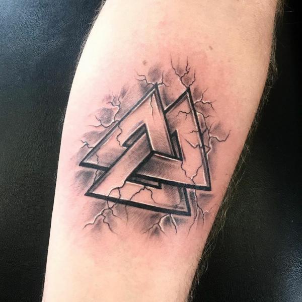 Valknut Tattoos: A Symbol of Viking Strength and Spirit