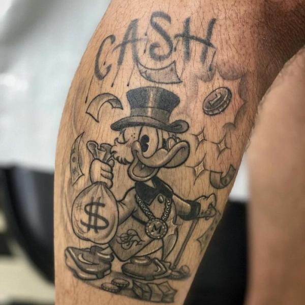 Money Bag Tattoos: Wealth, Ambition, and Artistry