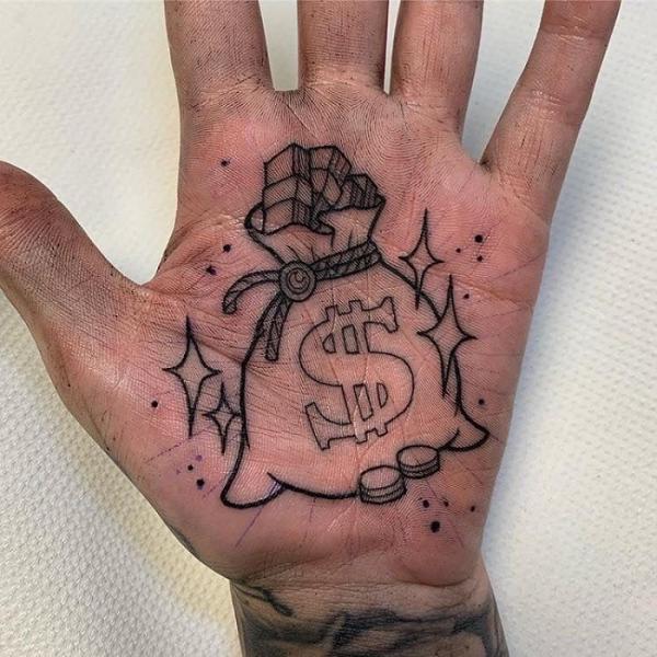 Money Bag Tattoos: Wealth, Ambition, and Artistry