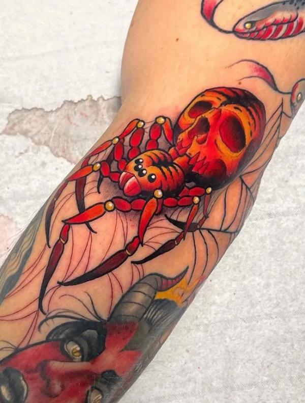 Spider Tattoos: Unraveling the Threads of Meaning