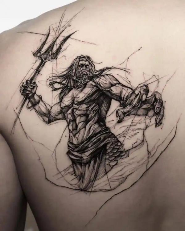 20 Poseidon Tattoo Ideas with Meaning