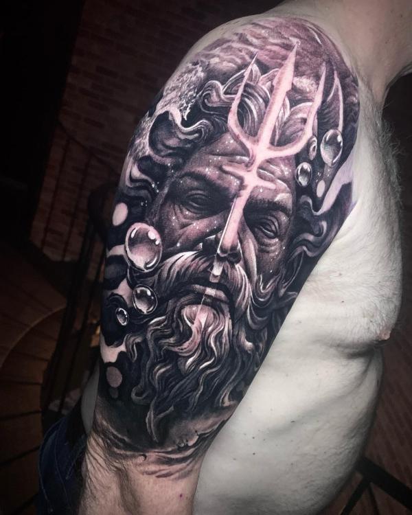 20 Poseidon Tattoo Ideas with Meaning
