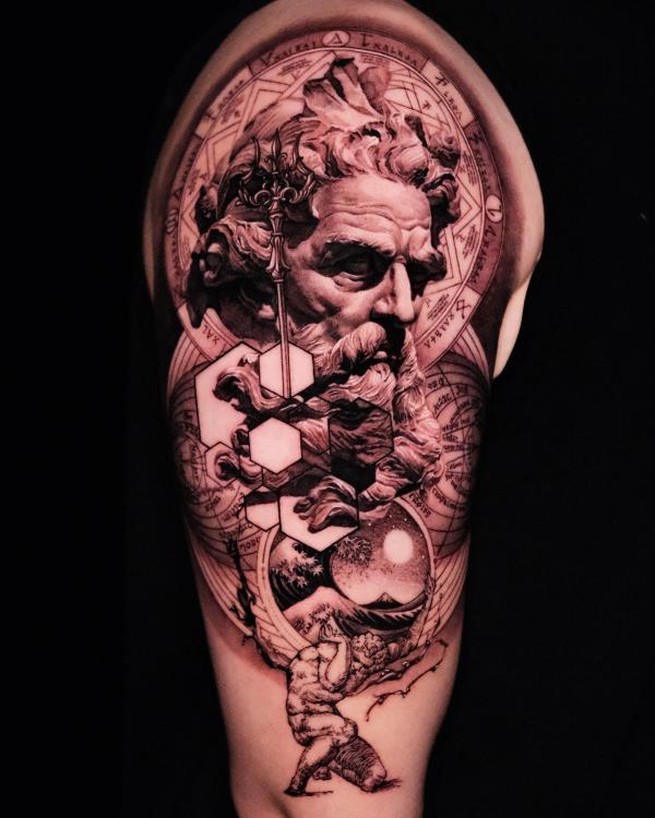 20 Poseidon Tattoo Ideas with Meaning