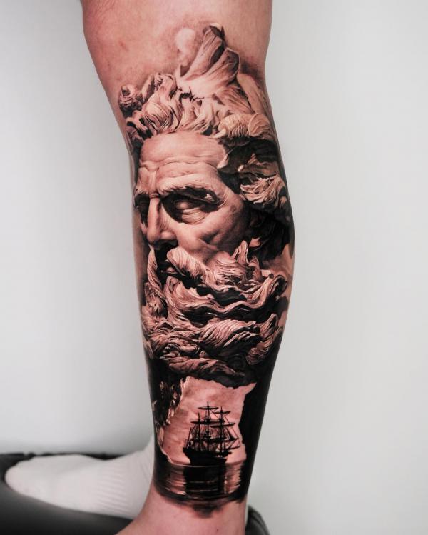 20 Poseidon Tattoo Ideas with Meaning