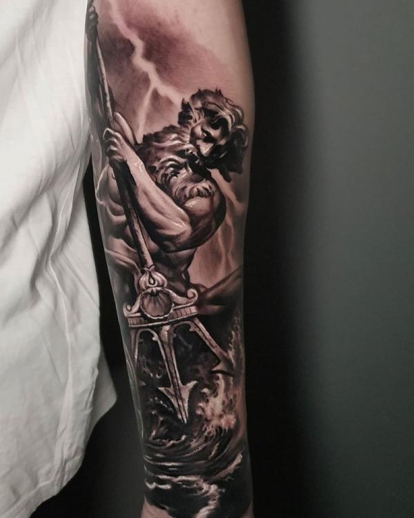 20 Poseidon Tattoo Ideas with Meaning