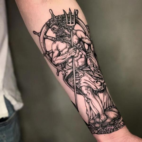 20 Poseidon Tattoo Ideas with Meaning