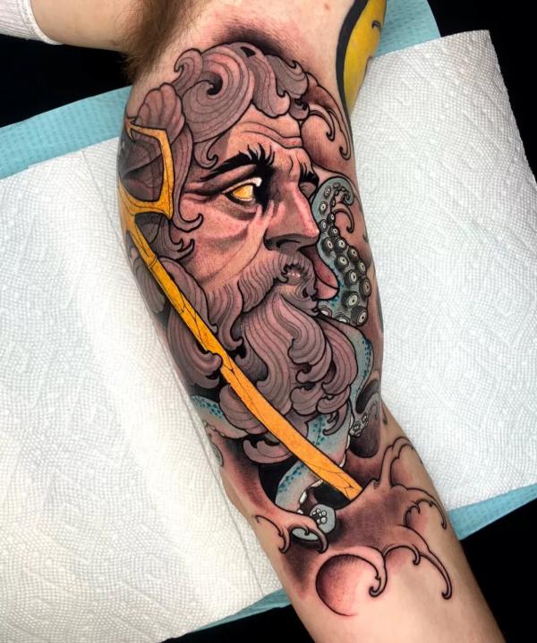 20 Poseidon Tattoo Ideas with Meaning
