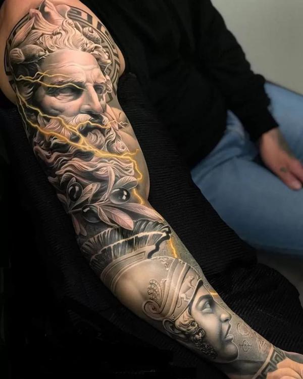 Zeus Tattoo Meaning: Power, Wisdom, and Authority