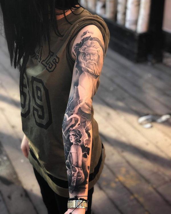 Zeus Tattoo Meaning: Power, Wisdom, and Authority