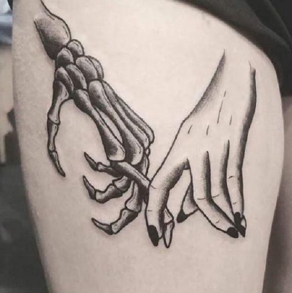 60 Skeleton Hand Tattoo Ideas with Meaning