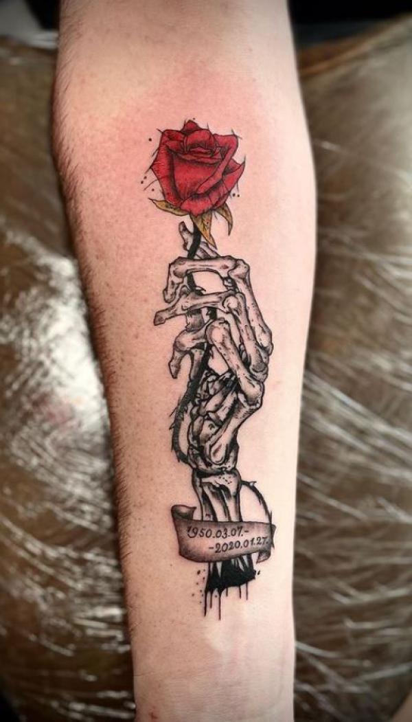 60 Skeleton Hand Tattoo Ideas with Meaning
