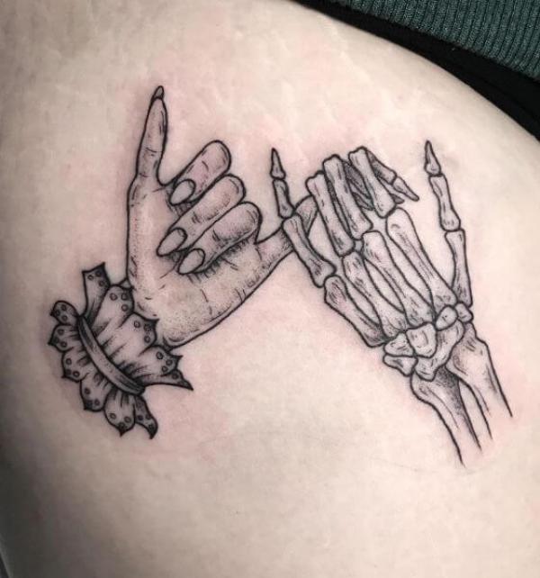60 Skeleton Hand Tattoo Ideas with Meaning