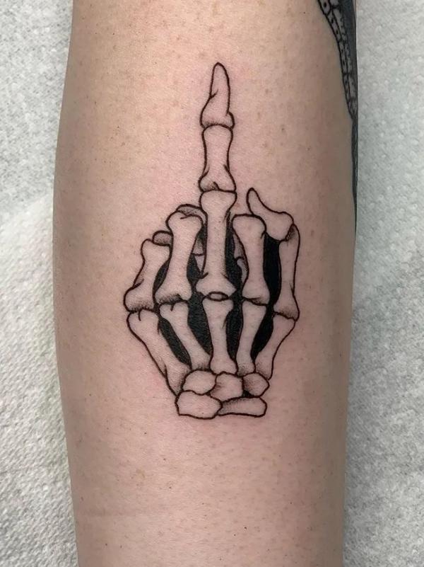 60 Skeleton Hand Tattoo Ideas with Meaning