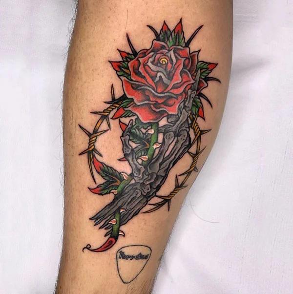 60 Skeleton Hand Tattoo Ideas with Meaning