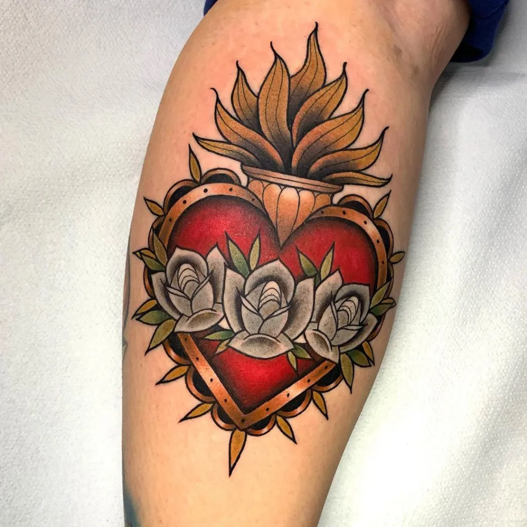 Barbed Wire Heart Tattoo: The Meaning and Designs