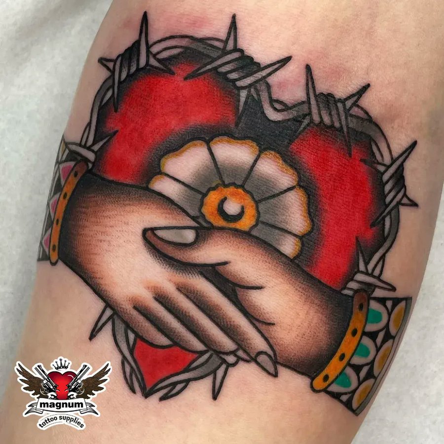 Barbed Wire Heart Tattoo: The Meaning and Designs