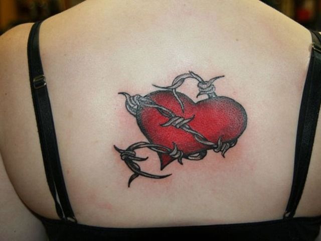 Barbed Wire Heart Tattoo: The Meaning and Designs
